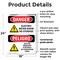 Signmission Electric Meter Room No Storage Bilingual Danger Sign, Plastic, 18in W x 24in L, 2PK OS-2PACK-DS-P-1824-VS-1192 - alternate 7